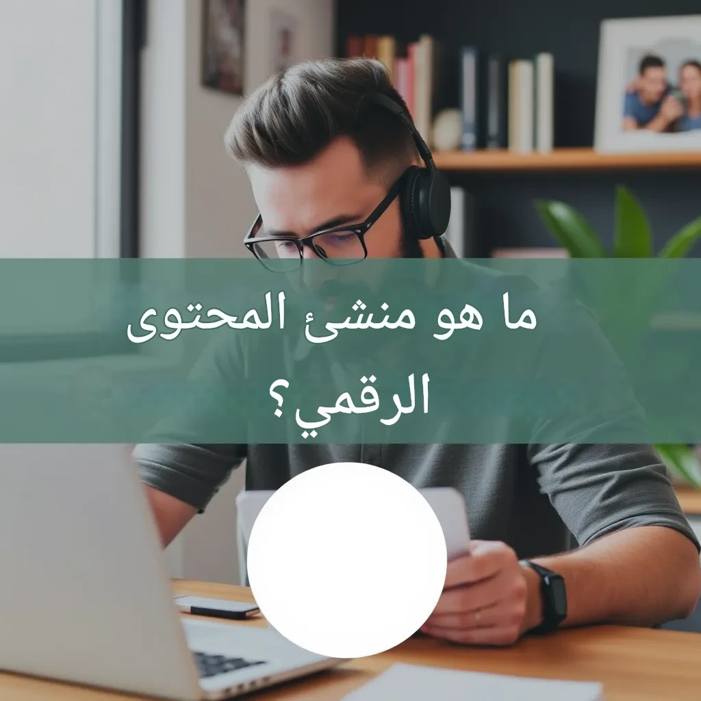 ما معنى منشئ محتوى رقمي